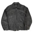 画像1: 90-00's J.CREW レザージャケット "BLACK" (1)