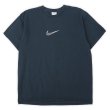 画像1: 00's NIKE スウォッシュロゴ プリントTシャツ (1)