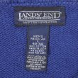 画像2: 90's LANDS' END コットンドリフターセーター "BLUE / MADE IN USA" (2)