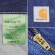 画像3: 00's Carhartt デニムペインターパンツ “Dark Indigo / W32 L30” (3)