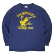 画像1: 90's Hanes L/S カレッジプリントTシャツ (1)