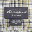 画像2: 00's Eddie Bauer S/S ボタンダウンシャツ “GREEN Plaid” (2)