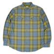 画像1: 00's Columbia レギュラーカラーシャツ "Green Ombre Plaid" (1)