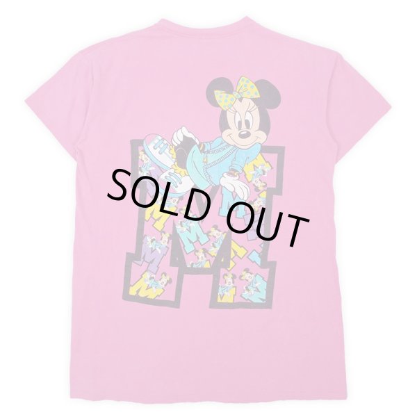 90's Disney 両面プリントTシャツ “Mickey & Minnie / MADE IN USA”