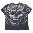 画像2: 00's LIQUID BLUE オールオーバープリントTシャツ "SKULL" (2)