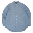 画像1: Early 00's OLD GAP ボタンダウンシャツ "The BIG Oxford / BLUE Plaid" (1)