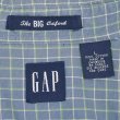 画像2: Early 00's OLD GAP ボタンダウンシャツ "The BIG Oxford / BLUE Plaid" (2)