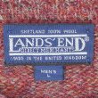 画像2: 90's LANDS' END シェットランドウールニット "MADE IN UK" (2)