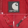 画像3: 00's Carhartt フリースライナー ナイロンジャケット "RED" (3)