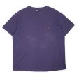 画像1: 90's Polo Ralph Lauren ポケットTシャツ "FADE NAVY" (1)