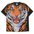 画像1: 90's LIQUID BLUE オールオーバープリントTシャツ "TIGER" (1)