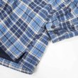 画像4: 00's L.L.Bean フリースライナー フーディーネルシャツ "Blue Plaid" (4)