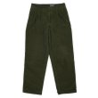 画像1: 00's Eddie Bauer 2タック 太畝コーデュロイトラウザー "W32 L30 / DRAK OLIVE" (1)