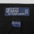 画像3: 90's Polo Ralph Lauren ノータック チノショーツ "BLACK" (3)