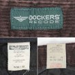 画像3: 00's DOCKERS 2タック 太畝コーデュロイトラウザー "Dark Brown / W36 L30" (3)