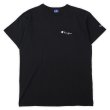 画像1: 90's Champion スクリプトロゴ Tシャツ "BLACK / MADE IN USA" (1)