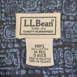 画像2: 00's L.L.Bean S/S 総柄 オープンカラーシャツ "NAVY BASE" (2)