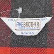 画像2: 80's FIVE BROTHER ブロックチェック柄 ヘビーネルシャツ "MADE IN USA / RED×BLACK" (2)