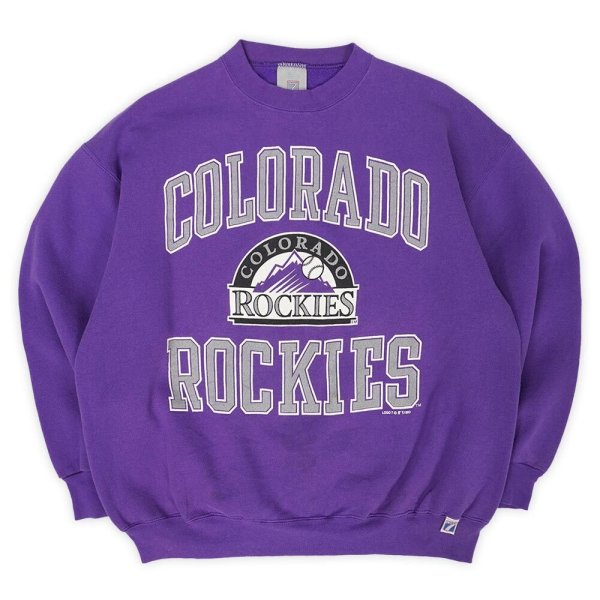 画像1: 90's COLORADO ROCKIES ロゴスウェット "MADE IN USA" (1)