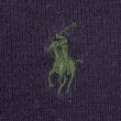 画像3: 90's Polo Ralph Lauren コットンニット "NAVY × GREEN LOGO" (3)