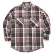 画像1: 90's ST.JOHN'S BAY ヘビーネルシャツ "BIG MAC FLANNEL / BLACK Plaid" (1)