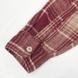 画像4: 70's JC PENNEY オープンカラー ウールシャツ “Ombre Plaid” (4)