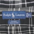 画像2: 90's Polo Ralph Lauren ボタンダウンシャツ "BLAKE / Black Plaid" (2)