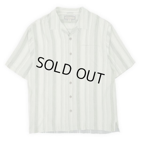 画像1: 00's JAMAICA JAXX オープンカラー シルクシャツ (1)