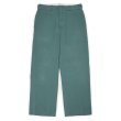 画像1: 90's Dickies 874 ワークパンツ "MADE IN USA /  W34 L30 / LINCOLN GREEN" (1)