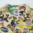 画像4: Early 00's Michigan Wolverines S/S 総柄 レーヨンシャツ (4)