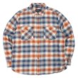 画像1: 00's Pendleton フランネルシャツ "BURNSIDE / Blue Omble Plaid" (1)