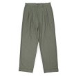 画像1: 90's DOCKERS 2タック コットントラウザー "W33 L32 / OLIVE Plaid" (1)