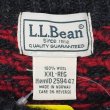 画像2: 00's L.L.Bean バーズアイ柄 ウールニット "BLACK×RED / MADE IN NORWAY" (2)