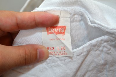 画像2: 90's Levi's 501 ホワイトデニム