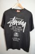 画像1: 80's OLD STUSSY ワールドツアーTee (1)