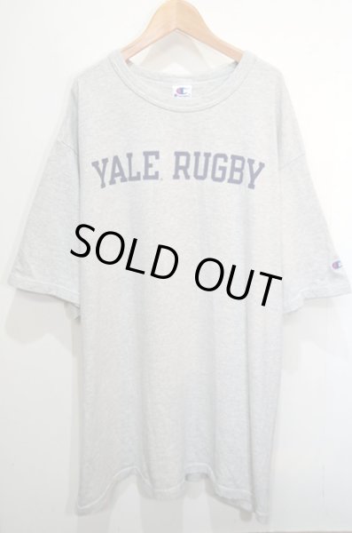 画像1: 90-00's Champion プリントTシャツ “YALE RUGBY” (1)