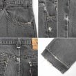 画像6: Late 80's Levi's 505-0259 先染めブラックデニムパンツ "MADE IN USA / W34 L32" (6)