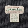 画像2: 90's ST JOHN'S BAY ヘンリーネックカットソー "GRAY×BLACK" (2)