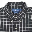 画像4: 90's Polo Ralph Lauren ボタンダウンシャツ “BLAKE / Black Graph Plaid” (4)