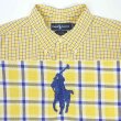 画像3: 90's Polo Ralph Lauren S/S ボタンダウンシャツ "BLAKE / YELLOW Plaid" (3)