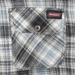 画像3: 00's Dickies キルティングライナー フーディーネルシャツ "Black Omble Plaid" (3)