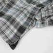 画像4: 00's Dickies キルティングライナー フーディーネルシャツ "Black Omble Plaid" (4)