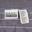 画像2: 90's BASIC EDITIONS マルチボーダーTシャツ “MADE IN USA / GRAY” (2)