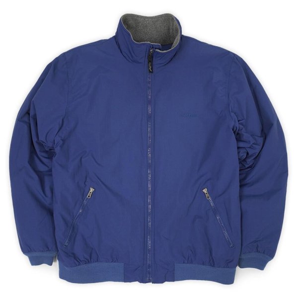 画像1: 00's L.L.Bean ウォームアップジャケット "NAVY BLUE" (1)