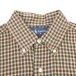 画像3: 90's Polo Ralph Lauren ボタンダウンシャツ "BLAKE / BROWN Plaid" (3)