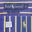 画像2: Early 90's Polo Ralph Lauren ボタンダウンシャツ "NAVY×YELLOW / STRIPE" (2)