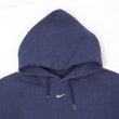 画像2: 00's NIKE センタースウォッシュ スウェットパーカー "NAVY" (2)