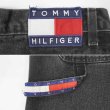 画像3: 90's TOMMY JEANS ブラックデニム ペインターパンツ (3)