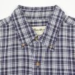 画像3: 90's Eddie Bauer S/S ボタンダウンシャツ "Navy Plaid" (3)