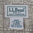 画像2: Early 00's L.L.Bean 総柄 S/S オープンカラーシャツ "BEIGH BASE" (2)